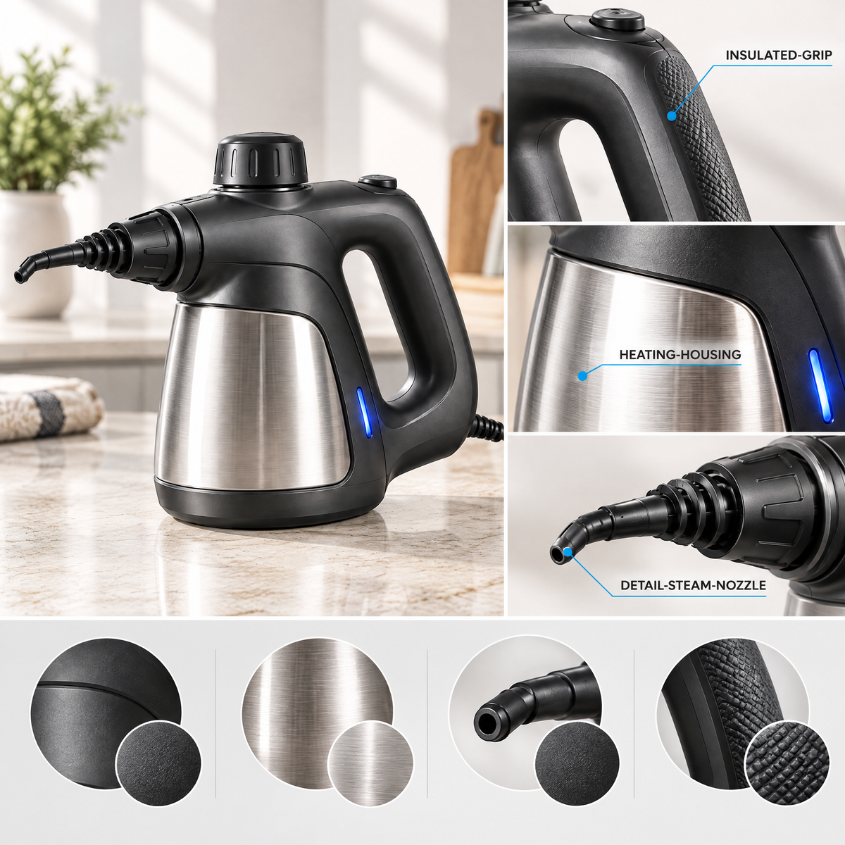 Merovellin™ Handheld Steam Cleaner