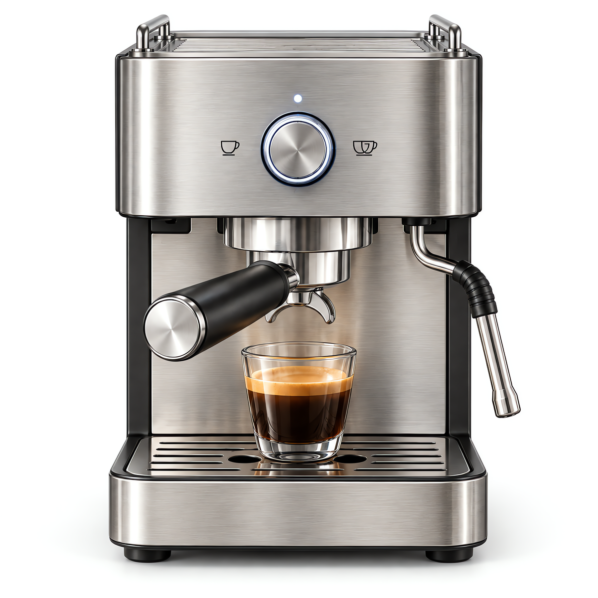 Merovellin™ Stainless Steel Espresso Machine