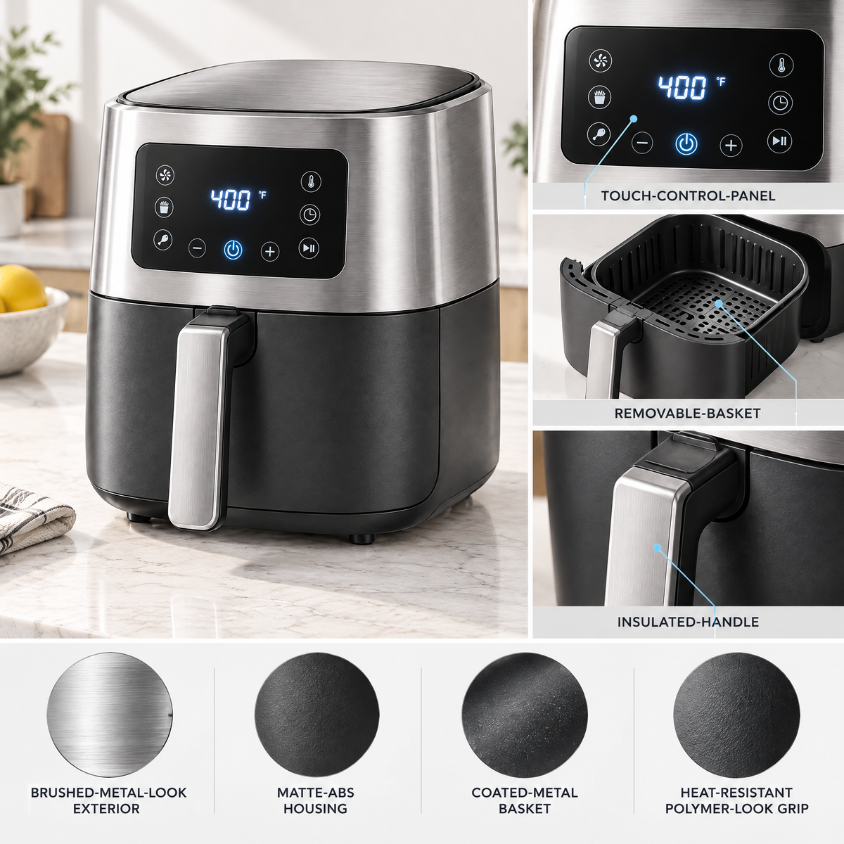 Merovellin™ Digital Air Fryer