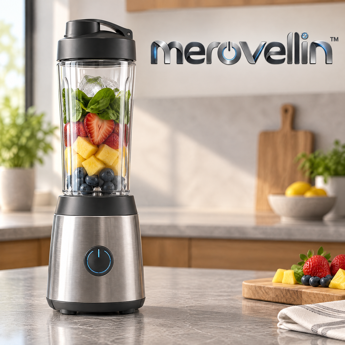 Merovellin™ Personal Countertop Blender