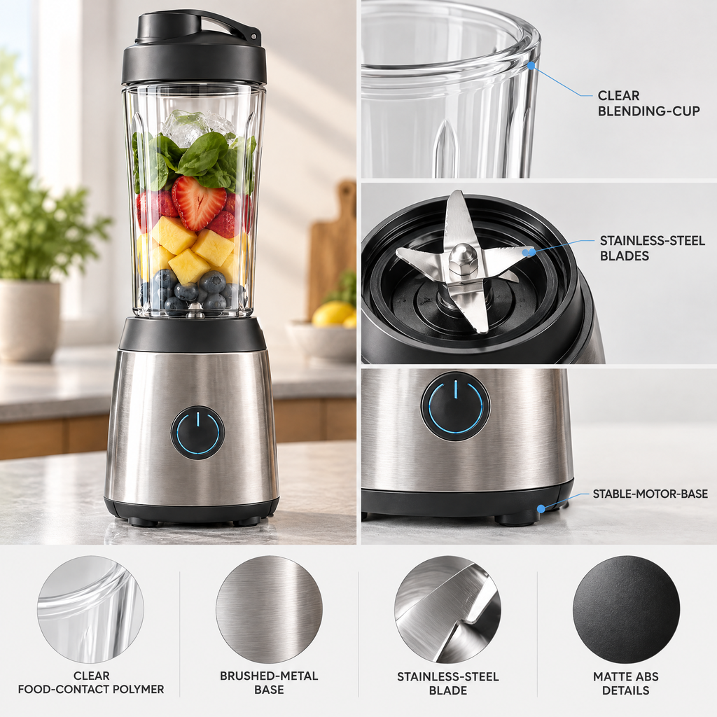 Merovellin™ Personal Countertop Blender