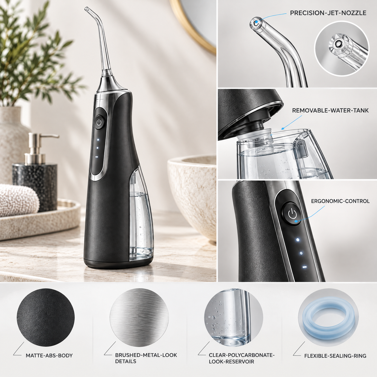 Merovellin™ Cordless Water Flosser